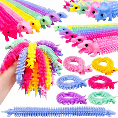 Fidget Toys Dinosaures Élastiques à Picots – Modèle au Choix