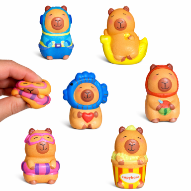Squishy Capybara Kawaii – Modèle au choix