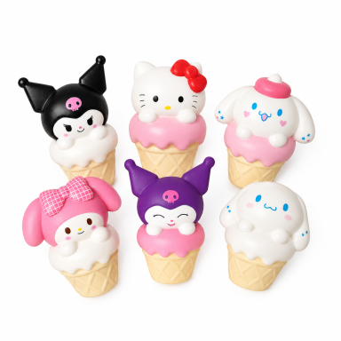 Squishy Kawaii – Sanrio– Hello Kitty et ses Amis – Modèle au Choix